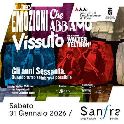 WALTER VELTRONI “LE EMOZIONI CHE ABBIAMO VISSUTO”, Piazza San Francesco ...