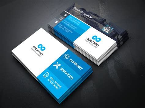 A Computer Repair Business Card Empty Sample 的图像结果
