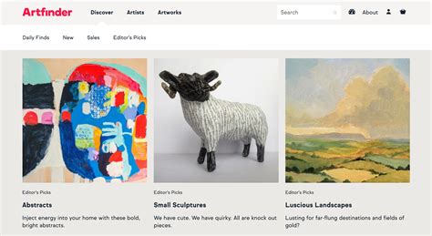 My friends at Artfinder have a new website, and my work is on the home ...