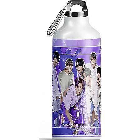 NH10 Designs BTS HD Printed Sipper Bottle Aluminium Leakproof 750ml ...