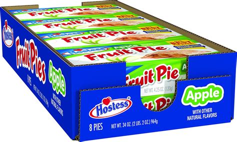 Amazon.com: Hostess Fruit Pie, Apple, 4.25 Ounce (Pack of 8) : Grocery ...