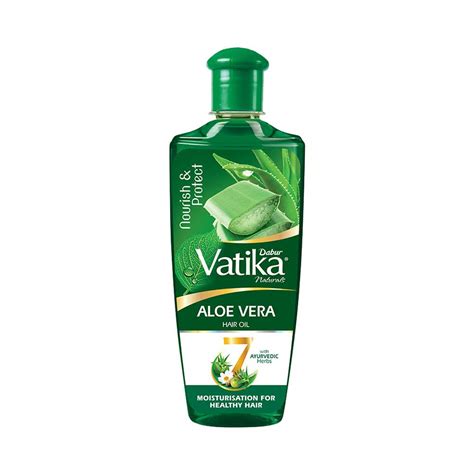 Buy Dabur Vatika Naturals Aloe Vera Hair Oil with 7 Ayurvedic Herbs ...