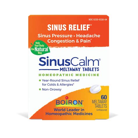 Snapklik.com : Boiron SinusCalm Tablets For Sinus Pain Relief