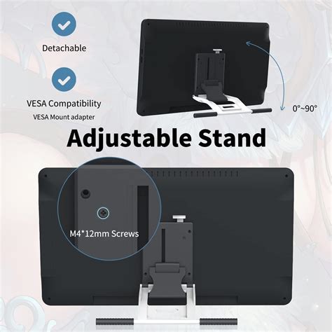 Buy GAOMON PD1560 15.6 Inches 8192 Levels Pen Display with Arm Stand ...