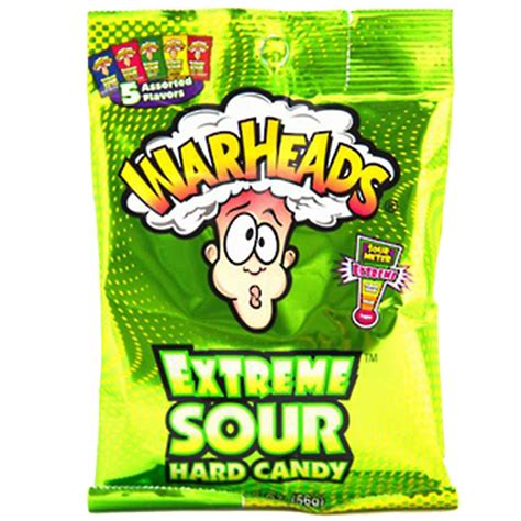 Buy Warheads Extreme Sour Hard Candy Assorted Flavors, 2oz Online at ...