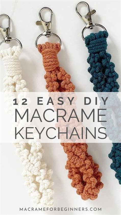 Image result for How to Make Macrame Keychains