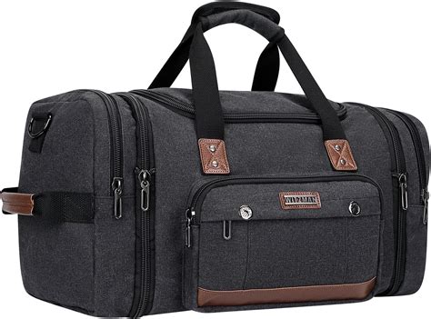 Amazon.com | WITZMAN Mens Duffle Bags for Traveling Canvas Weekender ...