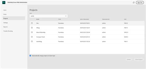 Adobe RoboHelp Server 的图像结果