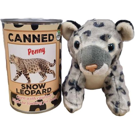 Canned Snow Leopard – Canned Gifts