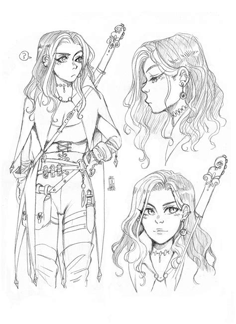 ArtStation - D&D Character Sketches