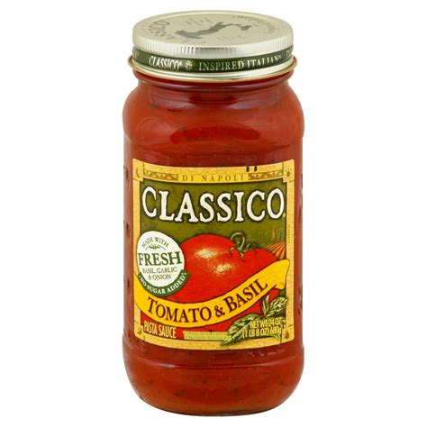 Classico Tomato & Basil Pasta Sauce ? 24 oz Jar | Brantingha