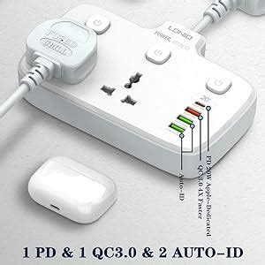 Buy T Teclusive 2500W 10A Extension Power Strip with USB Ports | 2 ...