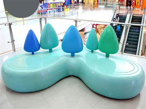 卡通玻璃钢休闲椅在商场刺激二次消费的作用_方圳玻璃钢厂