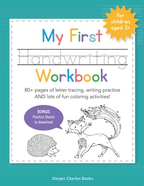 Buy My First Handwriting Workbook: Preschoolers handwriting workbook ...