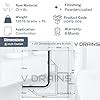 V DRAINS 6 Inch L-Shape Scupper Drain in Cast Iron & Aluminium Body ...