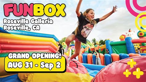 Roseville, CA | FUNBOX Grand Opening 08/30 - 09/2, 1151 Galleria Blvd ...
