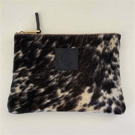 UGG Australia Beige / Brown / Cow Skin Purse/Clutch