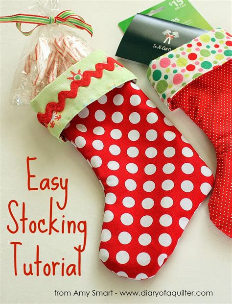 Easy DIY Christmas Stocking Pattern & Tutorial | Diary of a Quilter