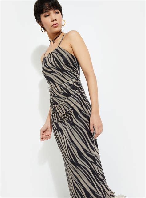 Buy URB_N Women Ruched Strappy Dress Online at just Rs. 999.0 ...