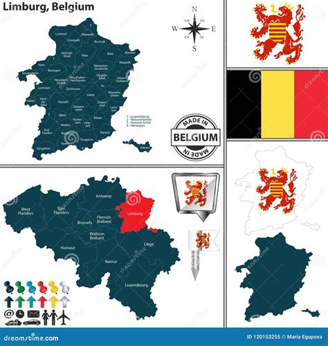 Map Of Limburg Belgium
