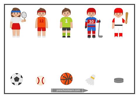 Playing Sports Worksheet 的图像结果