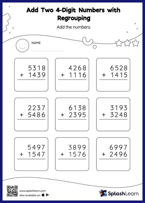 Addition Algorithm Worksheet 的图像结果