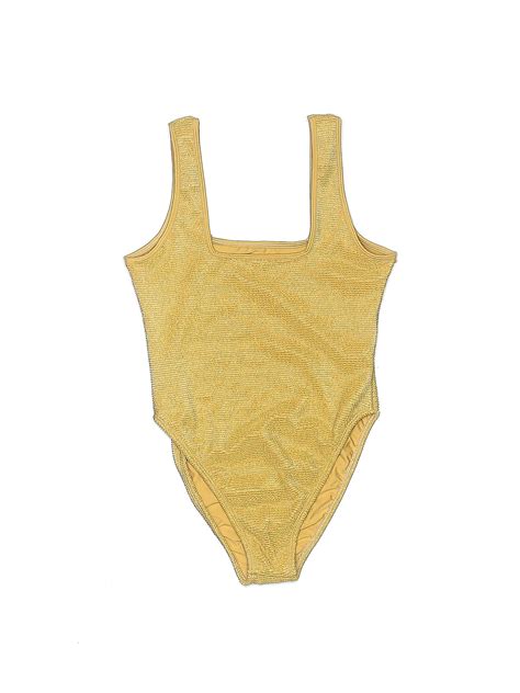 Montce Yellow Gold One Piece Swimsuit Size S - 54% off | thredUP