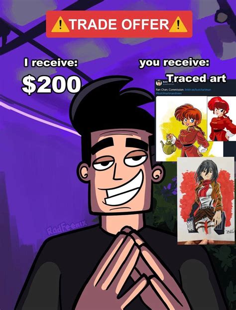 Famous Cartoonist Butch Hartman charges $200 for his commissions and ...