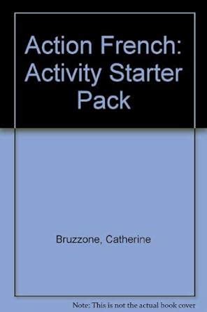 Buy Action French: Activity Starter Pack Book Online at Low Prices in ...