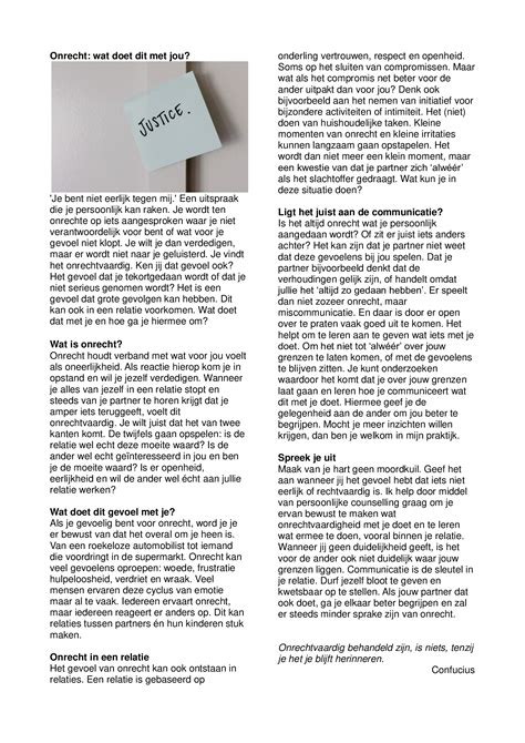 Onrecht: wat doet dit met jou? - relatietherapeut Jan van Eck