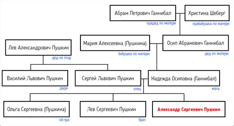 Родословная Пушкина: происхождение и известные предки