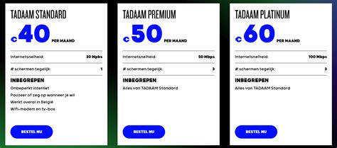 Tadaam introduceert Platinum-abonnement met snelheid tot 100Mbit/s ...