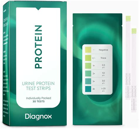 Amazon.com: DIAGNOX HEALTH Protein Urine Test Strips Kit - Individually ...