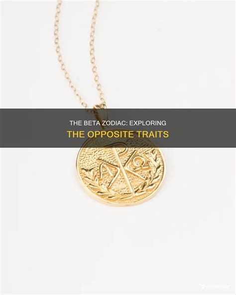 The Beta Zodiac: Exploring The Opposite Traits | ShunSpirit