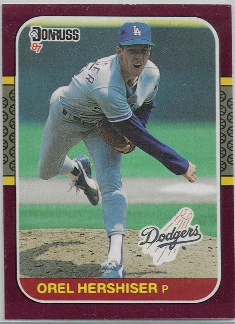 Orel Hershiser #79 Prices | 1987 Donruss Opening Day | Baseball Cards