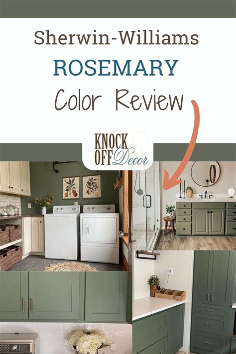 Sherwin Williams Rosemary SW 6187 – A Dark Sage Green for Your Cabinets ...