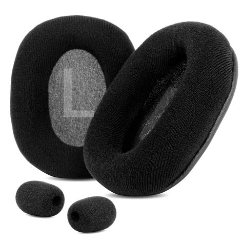 TaiZiChangQin Velour Ear Pads Ear Cushions Mic Foam Kit Replacement ...