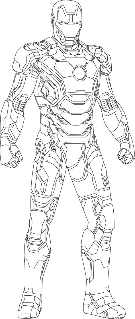 Iron Man Coloring Pages Free Printable | dev.onallcylinders.com