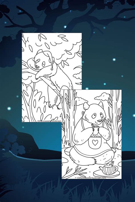 Cute Panda Bear Coloring Pages Panda Bear Coloring Page CraftsKids