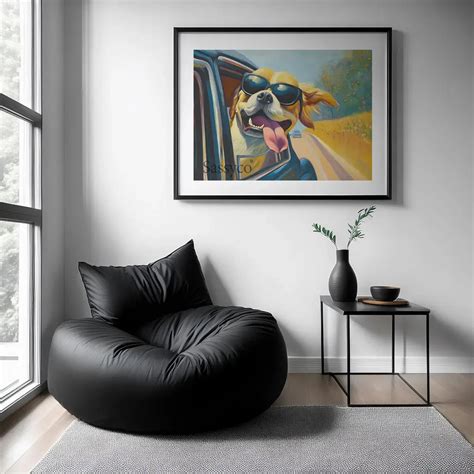 Animal Wall Art | Funny animal canvas painting wall art prints – Sassyco