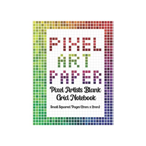 Buy Pixel Art Paper Drawing Sketch Notebook 2mm grids: Design your own ...