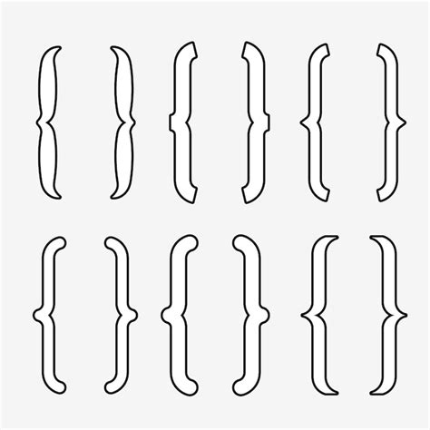 Bracket design Vectors - Download Free High-Quality Vectors from ...