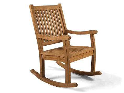 BrackenStyle Premier Grade A Teak Wooden Rocking Chair - Outdoor Wood ...