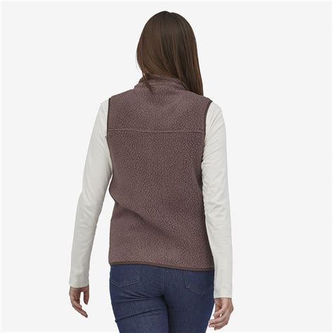Women's Patagonia Retro Pile Fleece Vest (Dusky Brown) - 22826-DUBN ...