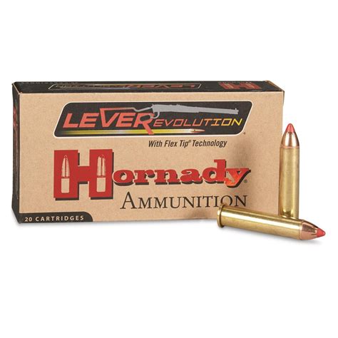 Hornady LEVERevolution, .45-70 Gov., FTX, 325 Grain, 20 Rounds - 109904 ...