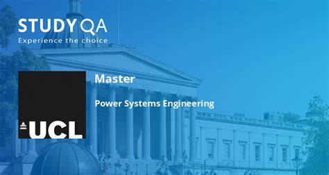 StudyQA — Master: Power Systems Engineering — University College London