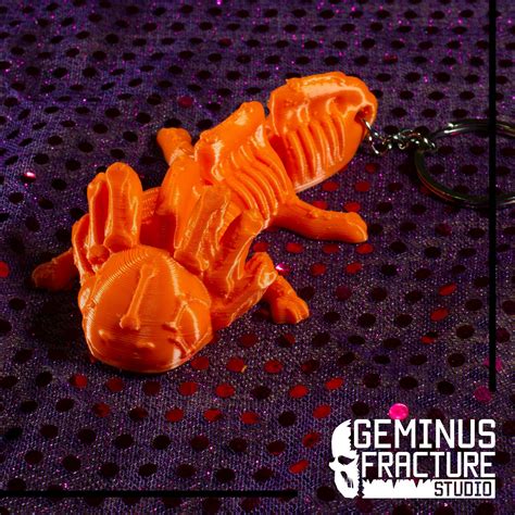 Archivo STL gratis FLEXI AJOLOTE DÍA DE MUERTOS/HALLOWEEN PRINT IN ...