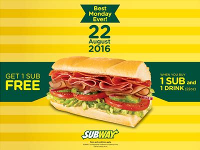 Subway推出促销优惠，三明治只需RM8.80