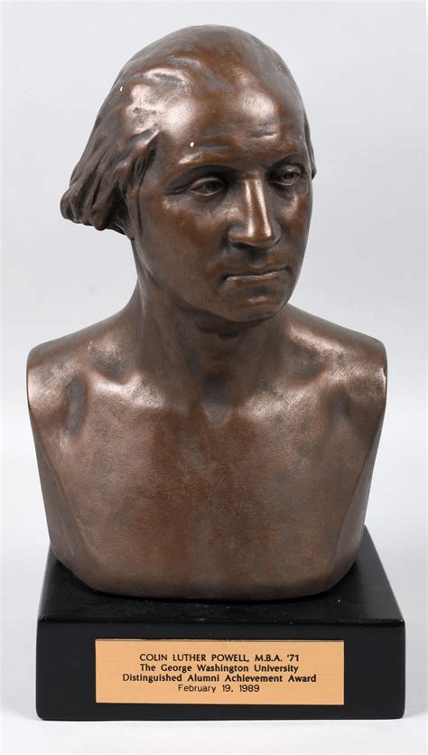 Lot - BUST OF GEORGE WASHINGTON, GEORGE WASHINGTON UNIVERSITY ...