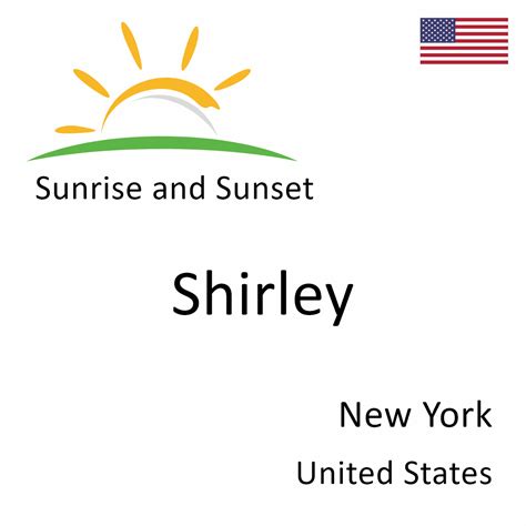 Sunrise and Sunset Times in Shirley, New York, United States